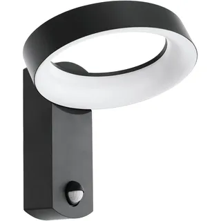 EGLO Außenleuchte Aluminium 23,5 cm inkl. Bewegungsmelder grau, weiß