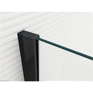 Glaszentrum Hagen Walk-In-Dusche 100 x 200 cm schwarz/transparent