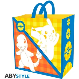 ABYstyle ABYBAG727, Mehrfarbig, Polypropylen (PP), Stoffbeutel, Abbildung, Pokemon, 400 mm