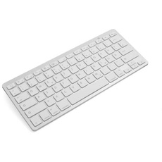 System-S Wireless Kabellose Tastatur Keyboard QWERTY Englisch für Ios für Android für Mac für Windows