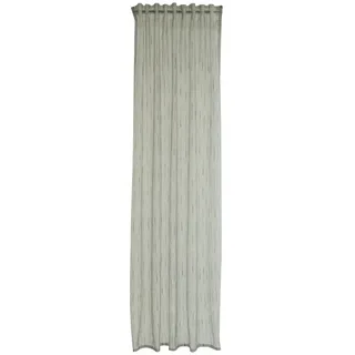 Fertigvorhang , Weiß , Textil , Streifen , 140x245 cm , Oeko-Tex® Standard 100 , mit Kombiband , Heimtextilien, Vorhänge, Fertigvorhänge