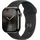 Watch Series 10 GPS + Cellular 42 mm Titaniumgehäuse schwarz Sportarmband schwarz M/L