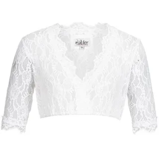 Nübler Dirndlbluse 3/4 Arm Laura, Weiß, 36