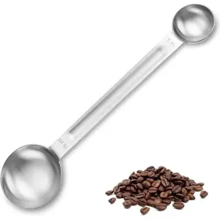 5 ml/15 ml Kaffeelöffel, Edelstahl, digitaler Messlöffel Schaufel, langes Griff Teezubehör Tee, Kaffee,