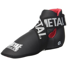 METAL BOXE Fußschutz, Größe XL, Schwarz/Rot