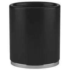 Gessi Ovale, Glashalter Standversion, Glashalter schwarz, 25342, Farbe: Weiß CN
