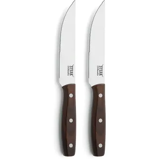 Amefa PORTERHOUSE Steakmesser Set, Edelstahl 18/0, 2-teilig