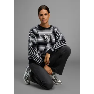 KangaROOS Sweatshirt, im Oversize Look mit schimmerndem Frontprint