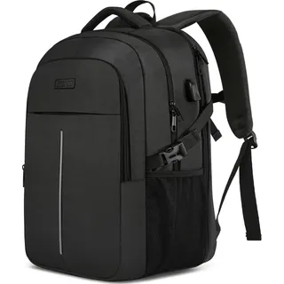 luxuskollektion Extra Großer Rucksack 55L Schwarz