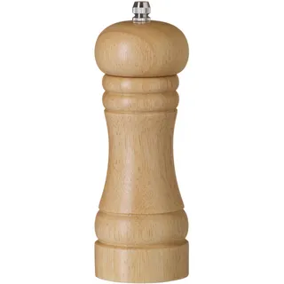 HENDI Salzmühle 16,5 cm Holz hell unbefüllt