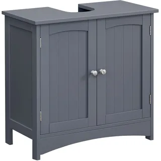 VASAGLE Waschbeckenunterschrank 30 x 60 x 60 cm Grau