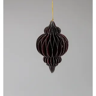Christbaumschmuck AM DESIGN "aus Papier, Ø: 15 cm", bordeaux, Ø:15cm, Weihnachtsbaumschmuck, Christbaumschmuck, 6er Set