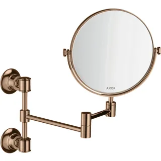 hansgrohe AXOR Montreux Rasierspiegel, 42090300, Farbe: Polished Red Gold