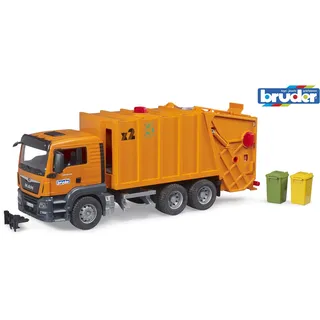 Bruder 03760 - MAN TGS Müll-LKW orange 1:16