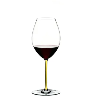 RIEDEL 4900/41Y FATTO A MANO Syrah Weinglas - Stiel GELB - Gelb