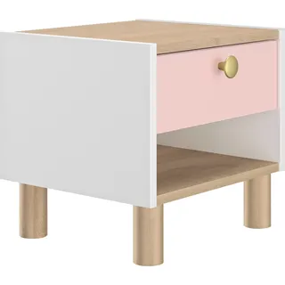 Gami Nachttisch »Romy« 1 Stk. tlg. Elegantes Design für eine sanfte und feminine Atmosphäre., weiß