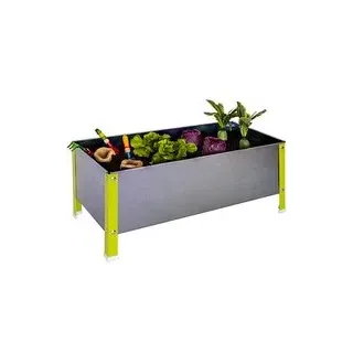 Simonrack Hochbeet SIMONGARDEN URBAN Metall grün, silber rechteckig 120,0 x 41,0 cm, 1 St.