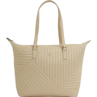 Tommy Hilfiger POPPY REFORM TOTE QU Tragetasche Damen, Beige (Beige), OS