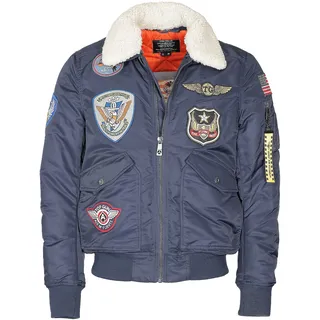 TOP GUN Bomberjacke »Bomberjacke TG23005«, blau