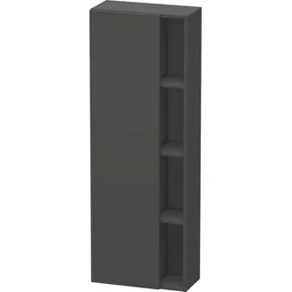 Duravit DuraStyle Hochschrank 1238, 1 Drehtür, Anschlag links, Höhe: 1400mm, Tiefe: 240mm, DS1238L4949, Farbe: Graphit Matt Dekor