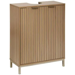 5 five simply smart - unterschrank tasso unter waschbecken naturholzeffekt