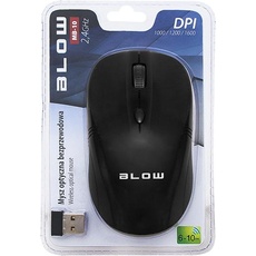 Blow Drahtlose optische Maus BLOW MB-10 schwarz (Kabellos), Maus, Schwarz