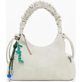 Stilvolle Beige Damen Tasche mit Vielseitigen Fächern und Logodetail - Beige