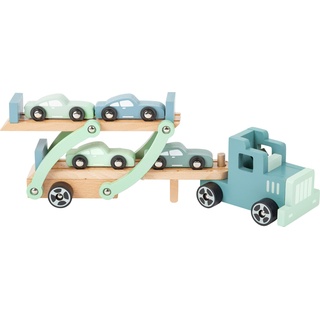 Small Foot Company small foot 11510 - Autotransporter Chicago, play & fun, Holz, 9-teilig