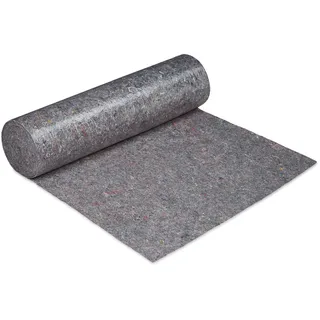Relaxdays Malervlies grau 50 m x 1 m