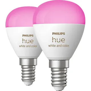 Philips LED-Lampe E14 5W 470 lm dimmbar 2 St.