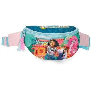 Disney Encanto Casita Los Madrigal Gürteltasche, Mehrfarbig, 27 x 11 x 6,5 cm, Mikrofaser, bunt, Bauchtasche