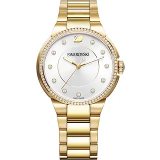 Swarovski City Yellow Gold Tone Armbanduhr