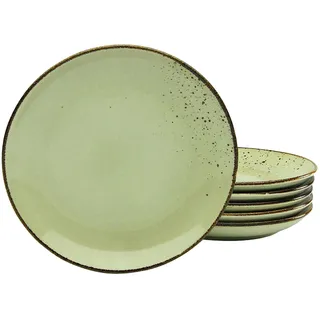 CreaTable Dessertteller 21 cm grün 6er Set