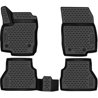 lement Element 3D Gummimatten Set passend für Ford B-MAX | 2012-2018 | 100% passgenaue Auto Fußmatten, robuste Universal Fußmatte Auto, Gummimatten Auto, Auto Fussmatten Gummi
