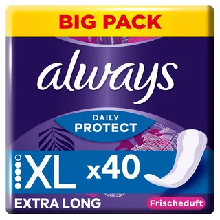 Always Daily Protect Extra Long Slipeinlagen 40 St.