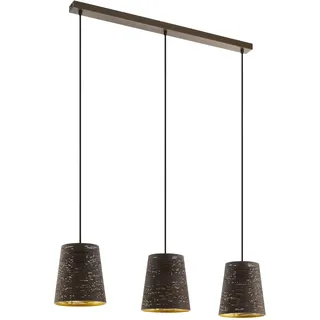 EGLO Segezia 3-flg. 18 cm rund Mokka-Gold