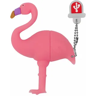 32GB USB-Stick Niedliches Flamingo-Muster mit Lanyard, Pen Drive und Memory Stick-Stick für Familie und Freunde
