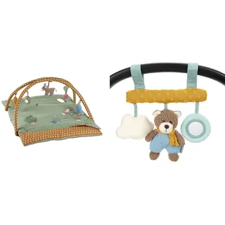 Spielbogen Emmilius für Babys mit Funktionen & 6602002 Spielzeug zum Aufhängen mit Klettverschluss, Bär Ben, Inklusive Rassel, Alter: Für Babys ab der Geburt, Mehrfarbig