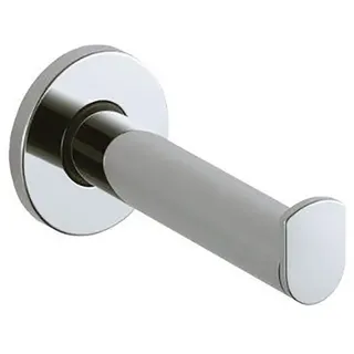 Keuco Plan Ersatzrollenhalter, Metall verchromt, Made in Germany, inkl. Schrauben und Dübel, Toilettenpapierhalter zum Bohren