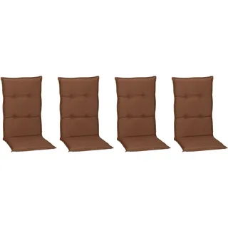 Beo Sitzauflage Hochlehner Tolonaro 4er-Set DunkelBraun