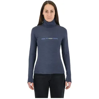 Karpos Coppolo Merino Highneck Langarm-t-shirt - ombre blue - XS