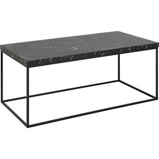 Smuk Couchtisch 110 cm Nellie Marmor Schwarz - Schwarz