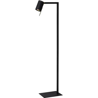 LUCIDE LESLEY - Stehlampe Mit Leselampe - 1xGU10 - Schwarz