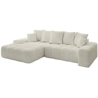 altdecor Ecksofa Ottomane Links ENSI-L - 267x164x88 cm Creme