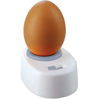 KitchenCraft Eierstecher mit Drehsicherung, Kunststoff, Weiß, 7 x 5 x 2.5 cm, 1 Einheiten