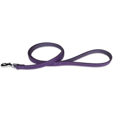 BBD Pet Products Lederleine, 1/2 x 40 cm, Einheitsgröße, Violett