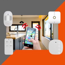 Lifebox, Alarmanlage für Zuhause GSM und WiFi Senior, Sicherheitssystem, Weiß