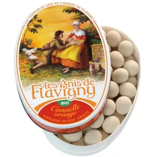 Anis de Flavigny Anis-Pastillen, Orange, Zimt 50g