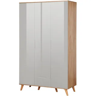 OTTO home Kleiderschrank Lund 120 x 203 x 52 cm Grau