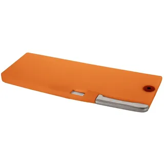 cookiteasy Schneidebrett, faltbar, Messer und Messerschärfer integrierten Clip Orange